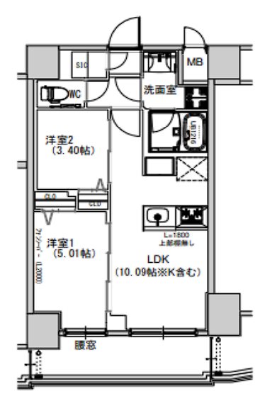 S-RESIDENCE千住大橋 間取り図