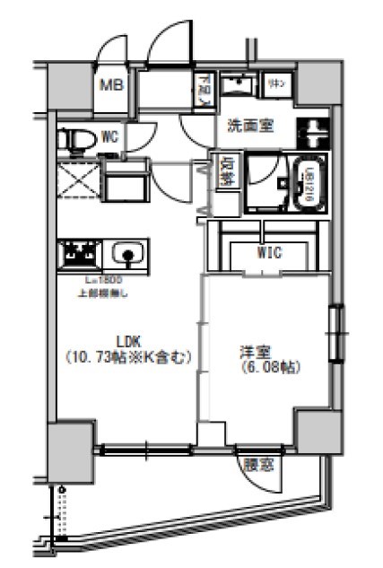 S-RESIDENCE千住大橋 間取り図