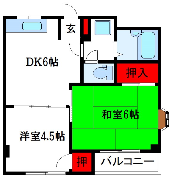 ハイツセイザン 間取り図