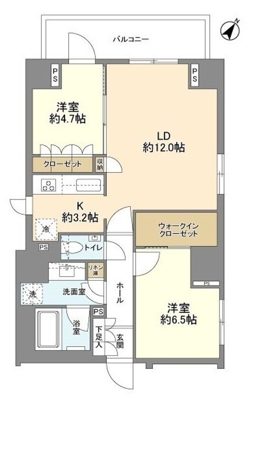 ルキオ日本橋蛎殻町 間取り図