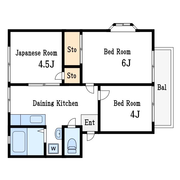 ハイツカミオ 間取り
