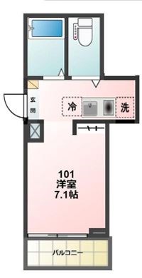 GlanzCube大島 間取り図