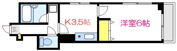 ドミール開成 間取り図