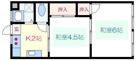 林マンション 間取り図