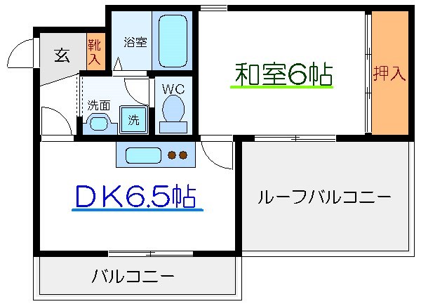 阿久津マンション 間取り図