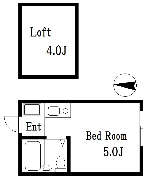 シャンテ錦糸町Ⅱ 間取り