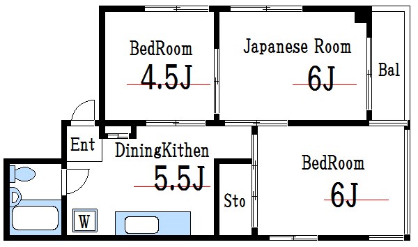 サンヴェールポニー 間取り図