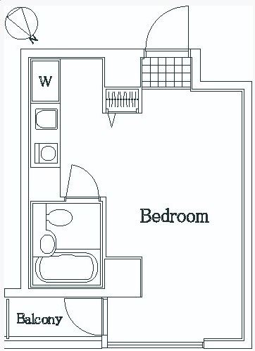 メインステージ西葛西 802号室 間取り