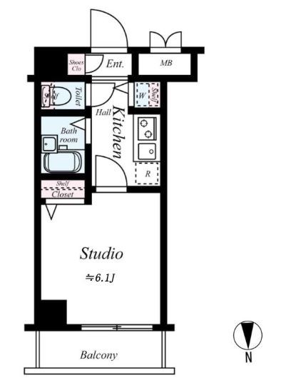 ガーラ・シティ東陽町  間取り図