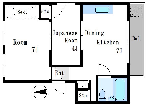 桜ビル 間取り図