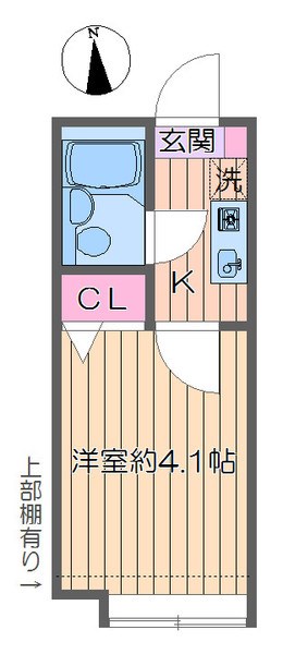 インプレス北綾瀬B  間取り