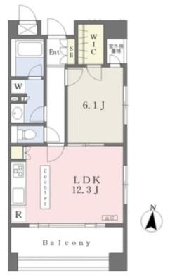 カスタリア住吉Ⅱ 間取り図