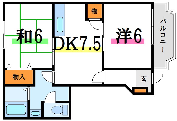 ホウレンソウ    間取り図