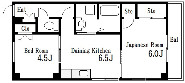 ラ・メゾンサカイ 間取り図