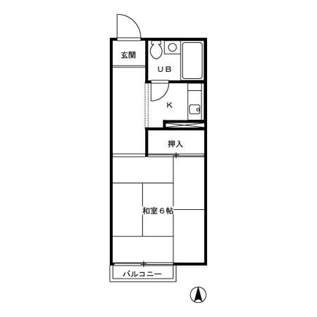 アルカキット葛西 間取り図