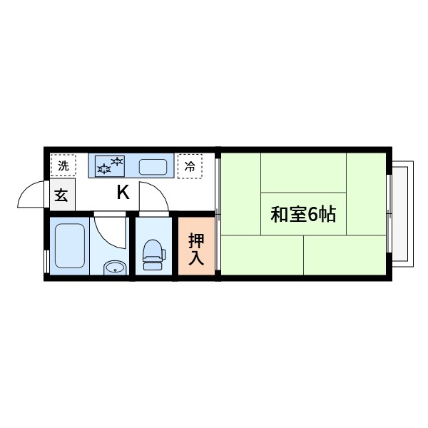 ハイム大貫B 間取り