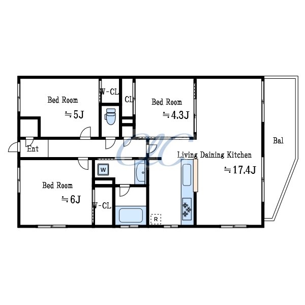 N-stage船堀 間取り図