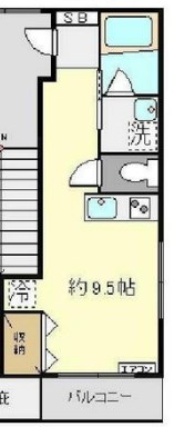 パークサイド蓮 間取り図