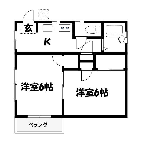 ハマコーポ 間取り