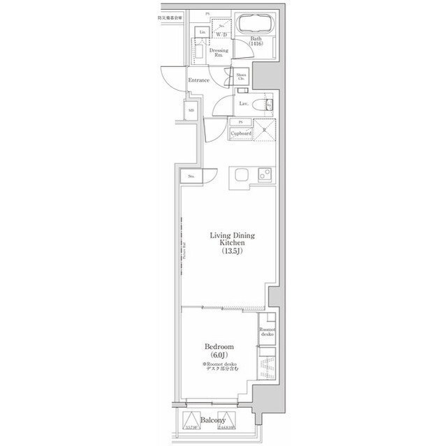 ザパークハビオ日本橋三越前 間取り