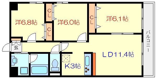S-FORT亀戸 間取り