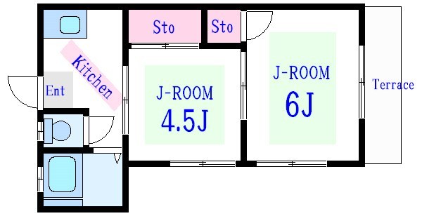 共栄荘 間取り
