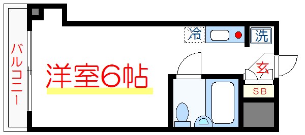 スパローハイツ 間取り図