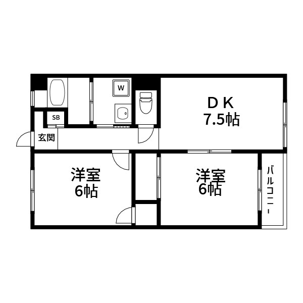 メゾン小岩 間取り
