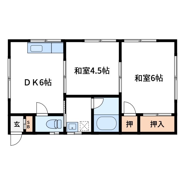 コーポ芳賀 間取り