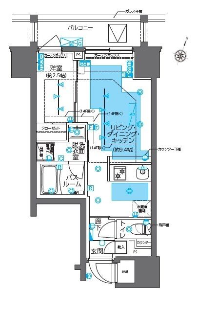 ZOOM神田 間取り