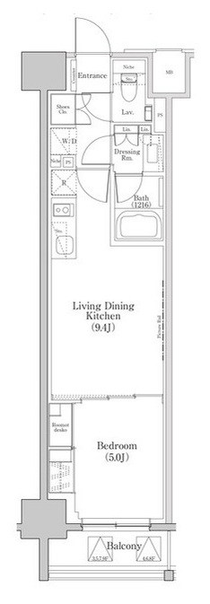 ザパークハビオ日本橋三越前 間取り