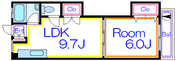宮内サンハイツ竹ノ塚Ｃ棟 間取り