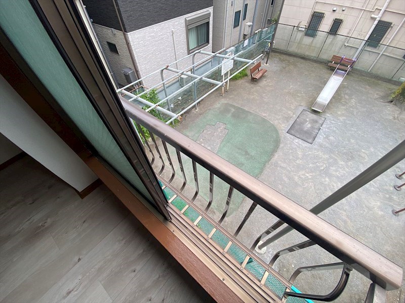 寿ハイツ ベランダ