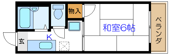 楓ビラ 間取り