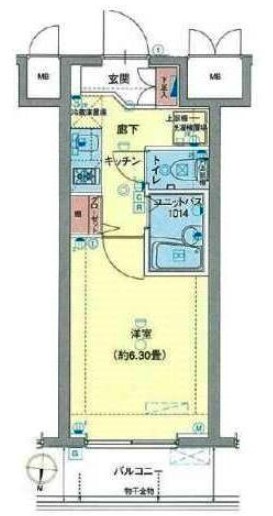 ヴェルト木場マリナコート  間取り