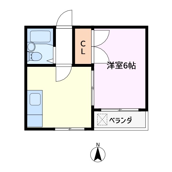 レジデンス東戸塚 103号室 間取り