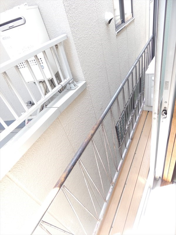 加瀬荘 ベランダ