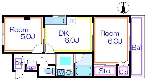 マンションロワジール 間取り