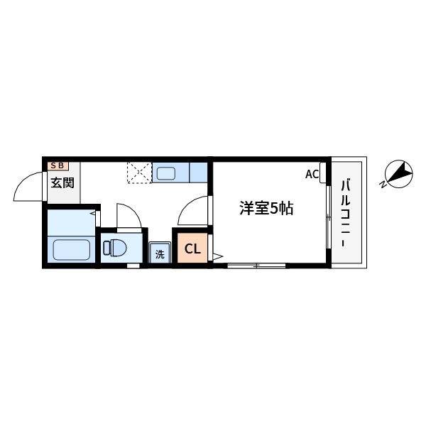 レジナス椿  304号室 間取り