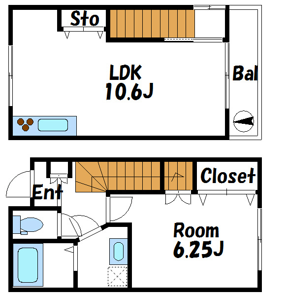 北区王子２丁目戸建  間取り