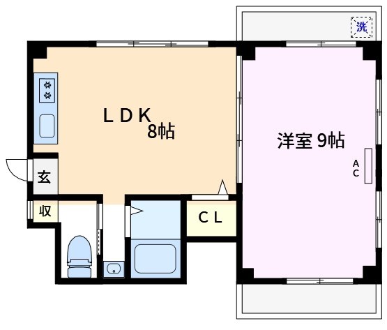 ドゥエル東宝 間取り