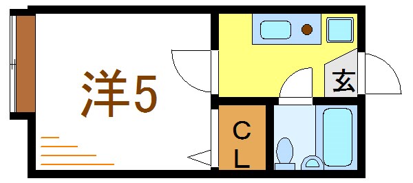 イナゲハイツⅡ 間取り