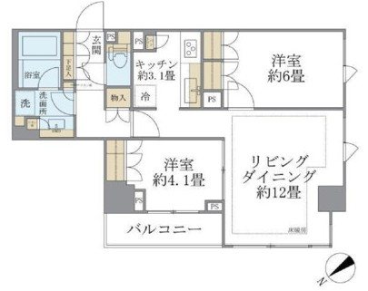 Ｂｒｉｌｌｉａ日本橋茅場町 間取り