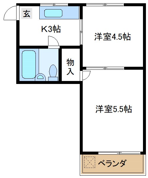 エメラルドサンハイツ 間取り