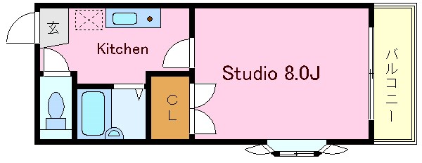 第二天貝コーポ 間取り