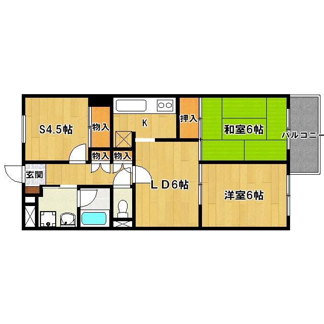 ブルックス東日暮里 103号室 間取り