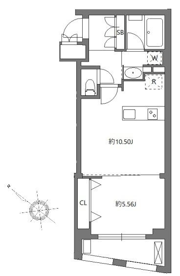 フラッフィー日本橋浜町 間取り