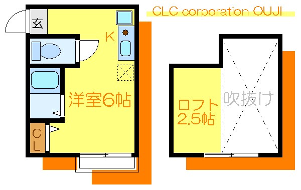 サンク王子神谷  間取り