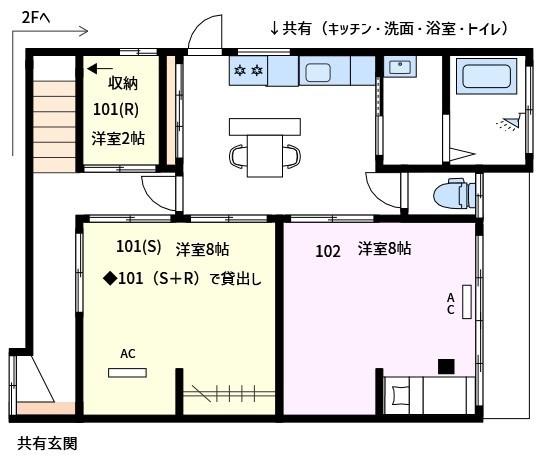 ＣＯＺＹ木村 間取り
