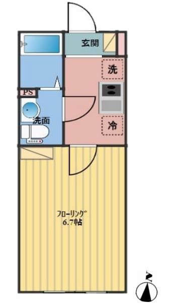 ルミノソ柴又   間取り
